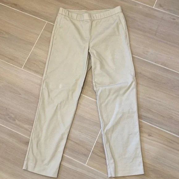 J Jill~Pull on Cropped Pants~Khaki Tan~4 Petite - Picture 3 of 8